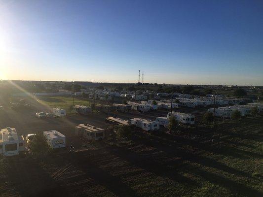 Beautiful Midland Sunrise at Stanley RV Park