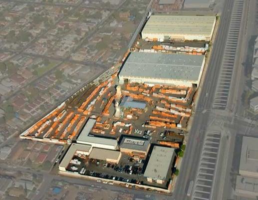 Jones Lumber maintains a 16 acre yard in the Los Angeles area with large inventories.