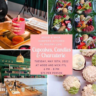 Kamper's Kitchen & Wood & Wick Co. Charcuterie + Candles Collab!