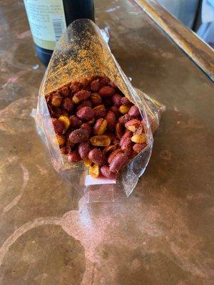 Cajun fried peanuts