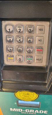 Dirty keypads