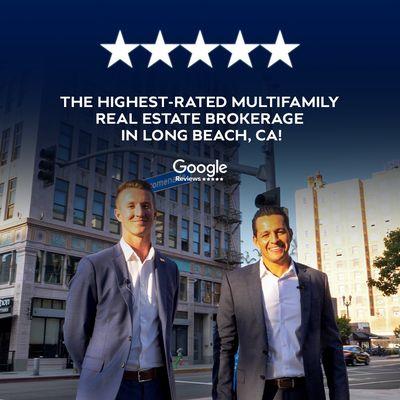 The Highest- Rated Multifamily Real Estate Brokerage in Long Beach, CA!