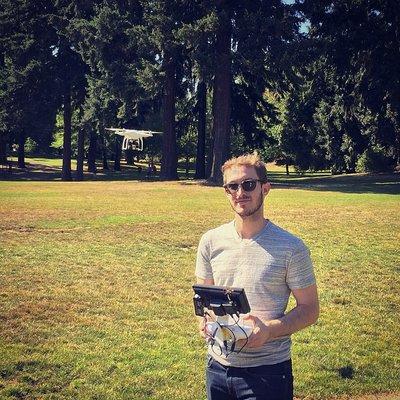 Flying aerial drones since circa 2014