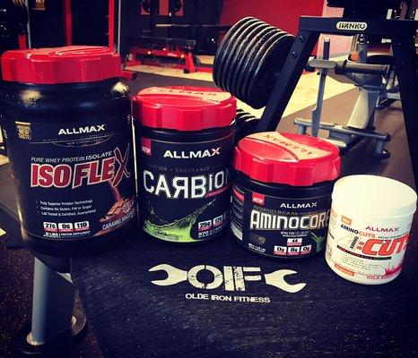 We carry ALLMAX Professional grade nutritional supplements known worldwide for their effectiveness & quality.