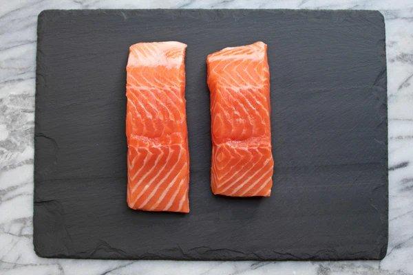 Melt-in-your-mouth salmon portions. Sashimi-grade.