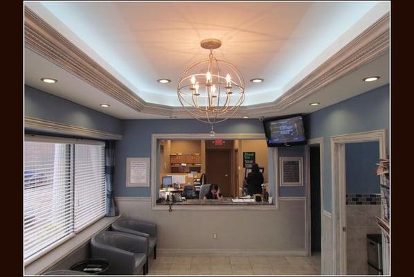 Our front office will make you feel like you are in the lobby of a five star restaurant, rather than an auto body shop.