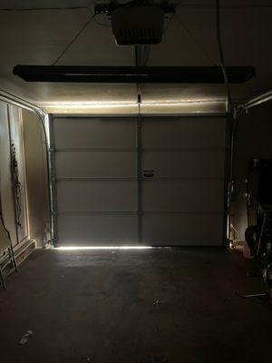 Crooked garage door