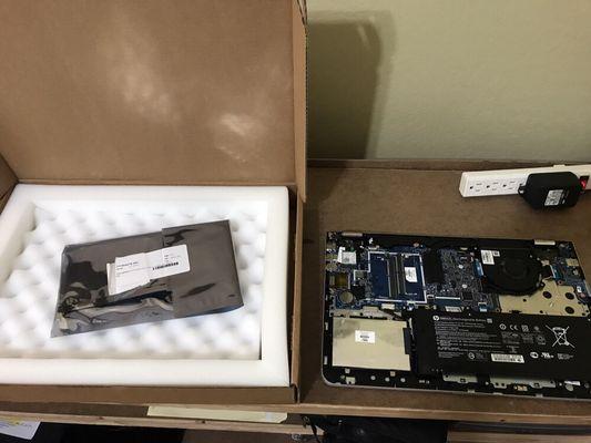 This laptop is getting a new motherboard and bring it back to life