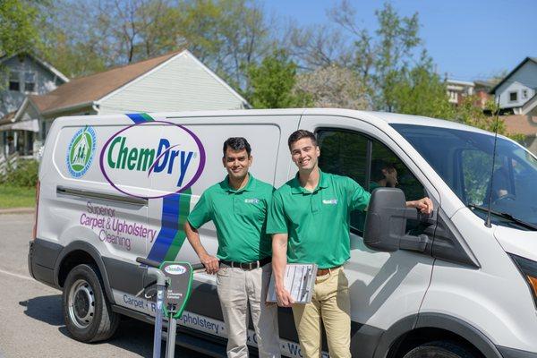 Professional trained carpet cleaning technicians.