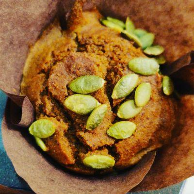 GF and Vegan pumpkin muffin