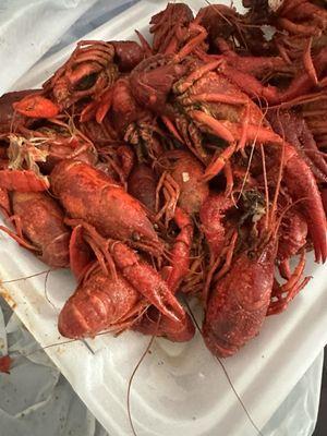 Crawfish HOT but oh so good..