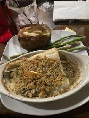 Baked haddock