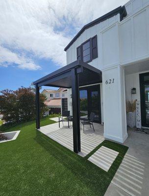 Louvered Patio Cover that compliments your home