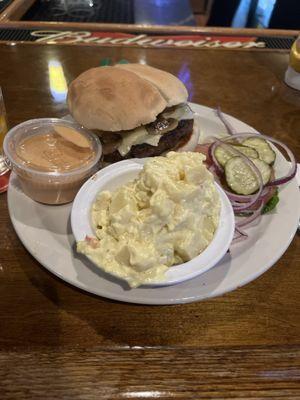 Mushroom & Swiss Burger