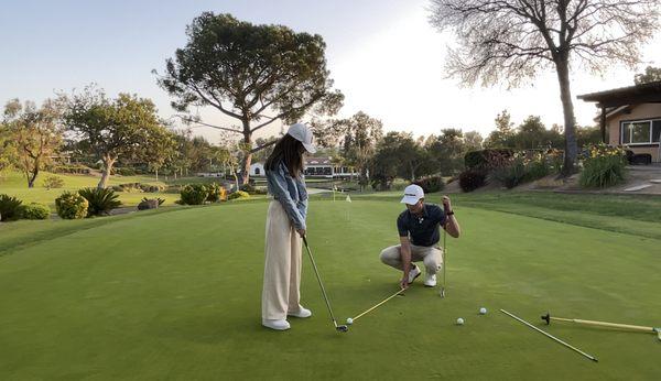 San Diego golf lesson with top instructor rating, PGA Associate Jacob Williams at CCR. San diego golf lesson.