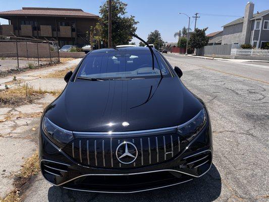 Mercedes Benz after Wax and wash treatment