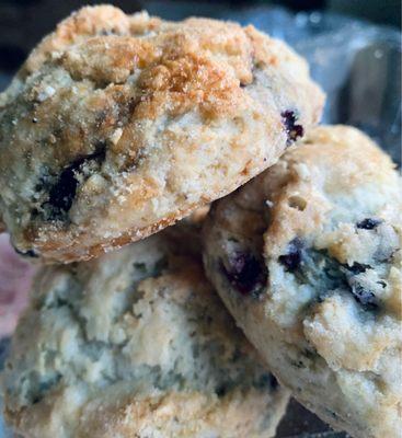 Blueberry and cranberry scones