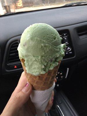 Pistachio ice cream