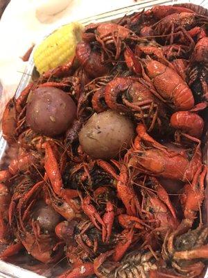 Garlic spicy medium crawfish