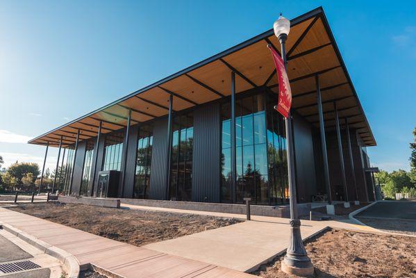 Exterior of the new Redmond Library - October 2024