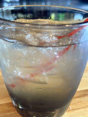 Vodka soda (Tito's + club soda)