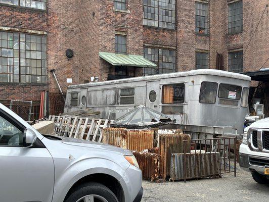 Old school camper perfect unique mobile office?