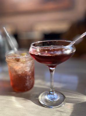 Black Manhattan & Rose Sangria