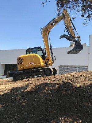 Beginning stages of construction adding over 600 self storage units.