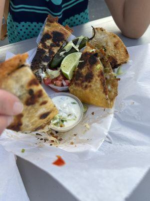 Braised rib quesadilla