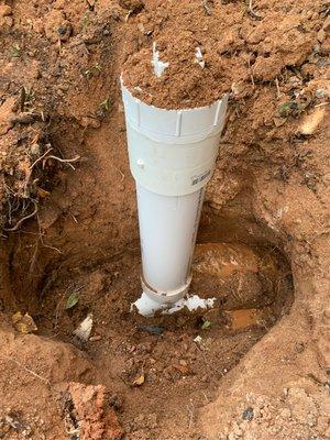 New Sewer Cleanout in Canton, GA