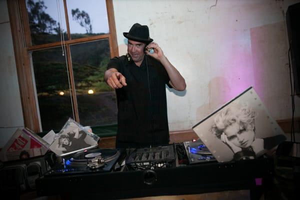 DJ Goyo in action. © Julie Mikos Photographer