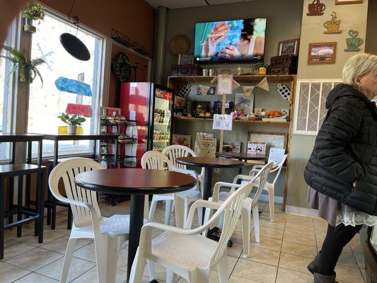 Cafe dining area