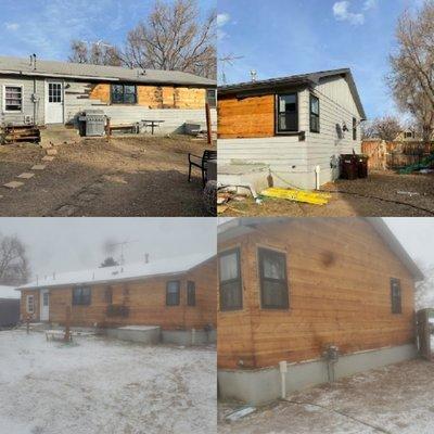 Siding Removal.