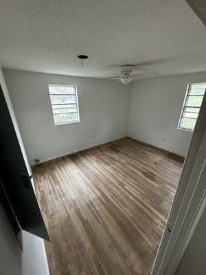 Sanded floors