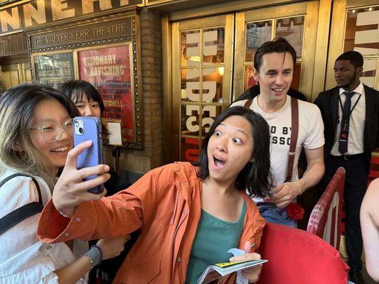 Selfie with the cast