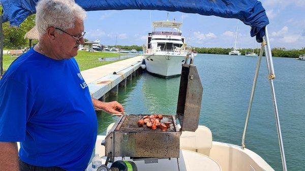 BBQ while docked