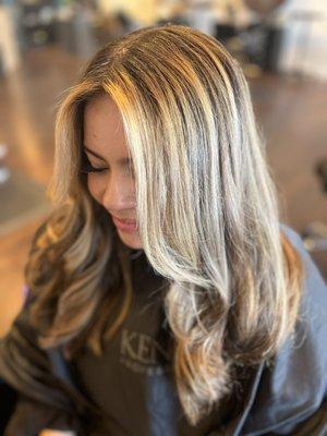 Blonde balayage