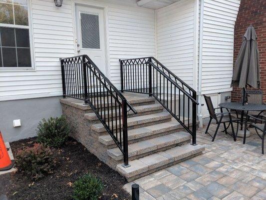 Exterior aluminum railings