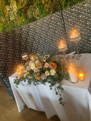 Bride and Grooms Table