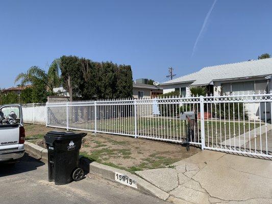 Fence line and drive way gates