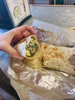 Veggie burrito