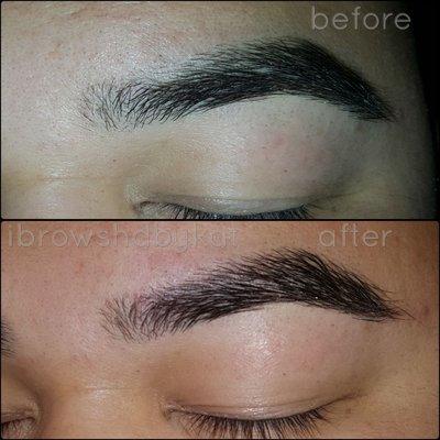 Men get microblading too