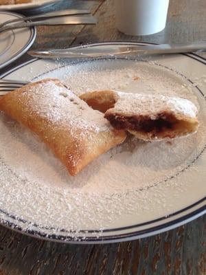 Nutella-Stuffed Beignets!!  Staff very friendly.