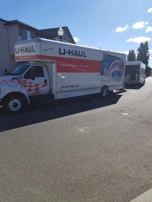 Loading up  uhaul Trucks