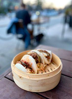 Buttermilk Fried Chicken Bao Buns ($13)