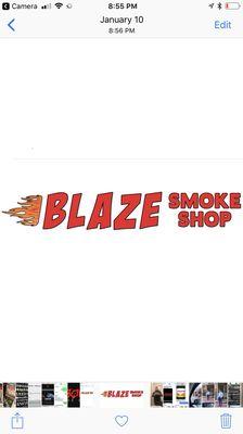 Blaze smoke shop