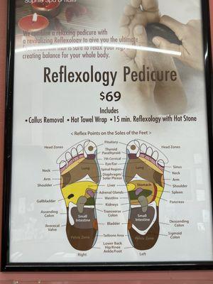 Reflexology pedicure