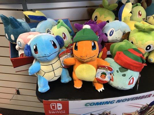 Pokemon plushies