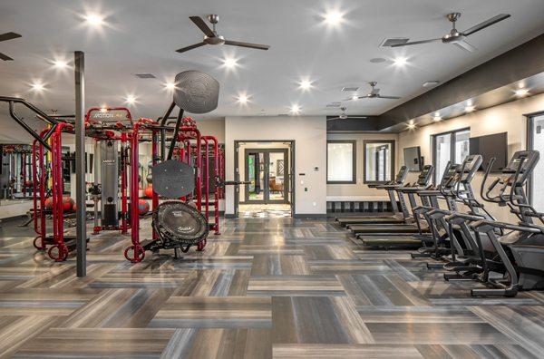 State-of-the-art Fitness Center with MotionCage Hoist