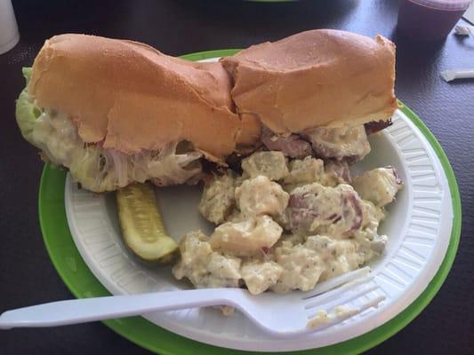 Roast beef & Potato salad